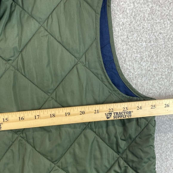 J. Crew quilted vest XXL olive green preppy outdoor gorpcore casual basics - Picture 3 of 10